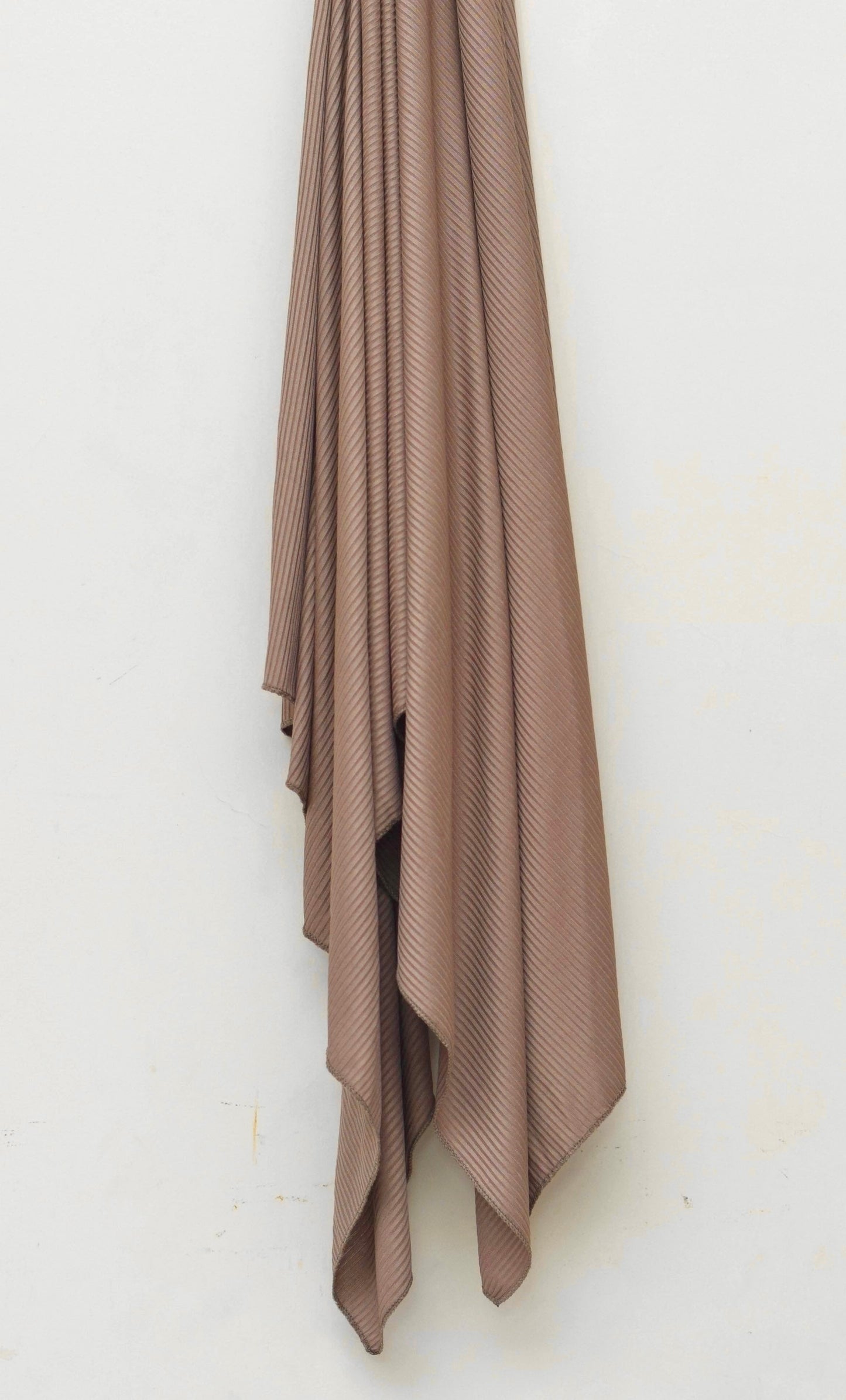 Light Coffee - Ribbed Jersey Hijab