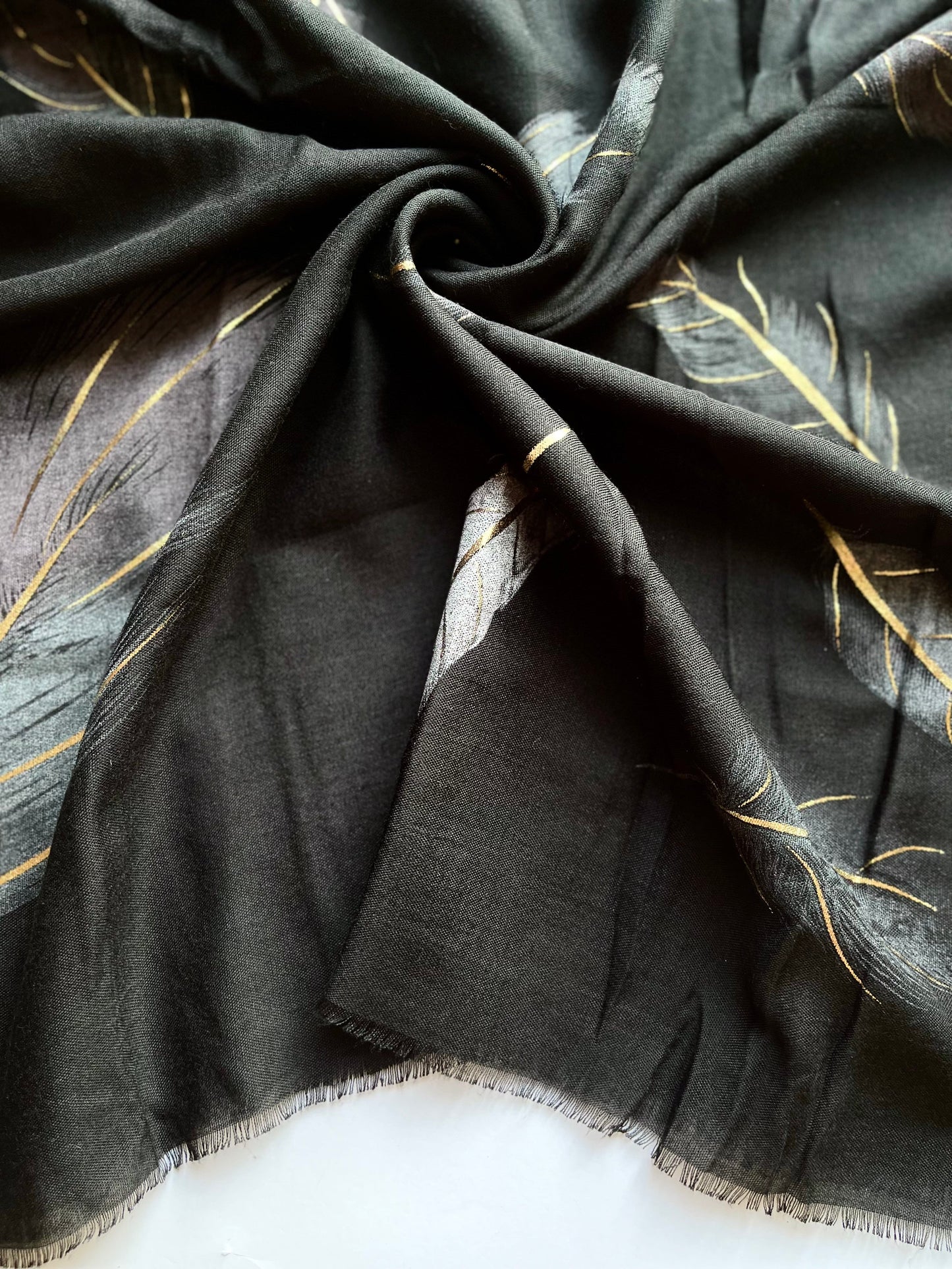 Pitch Black - Featherlite Hijab