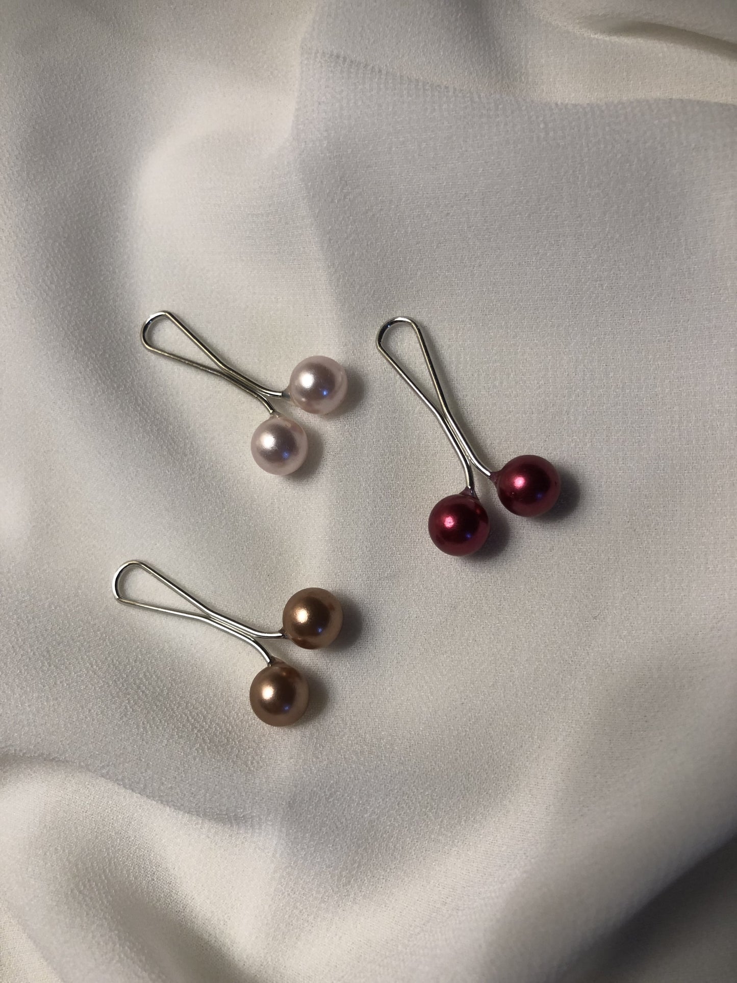 Pearl Clip Pins