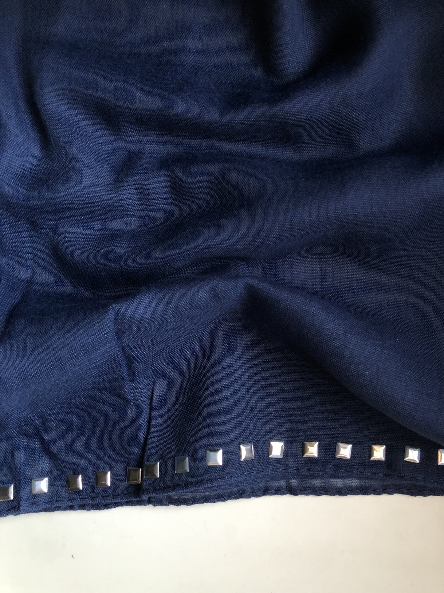 Navy Blue - Studs Hijab