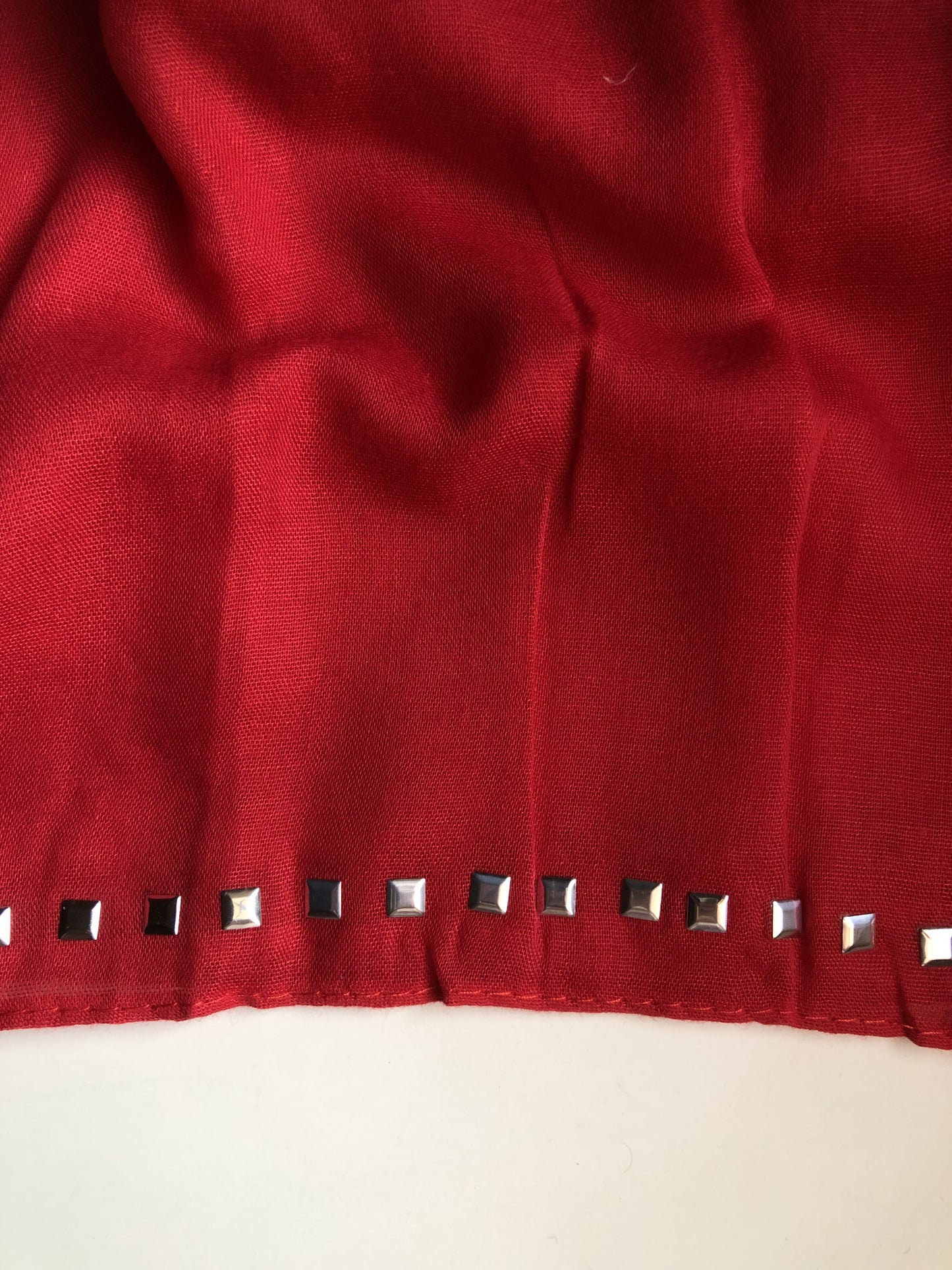 Red - Studs Hijab