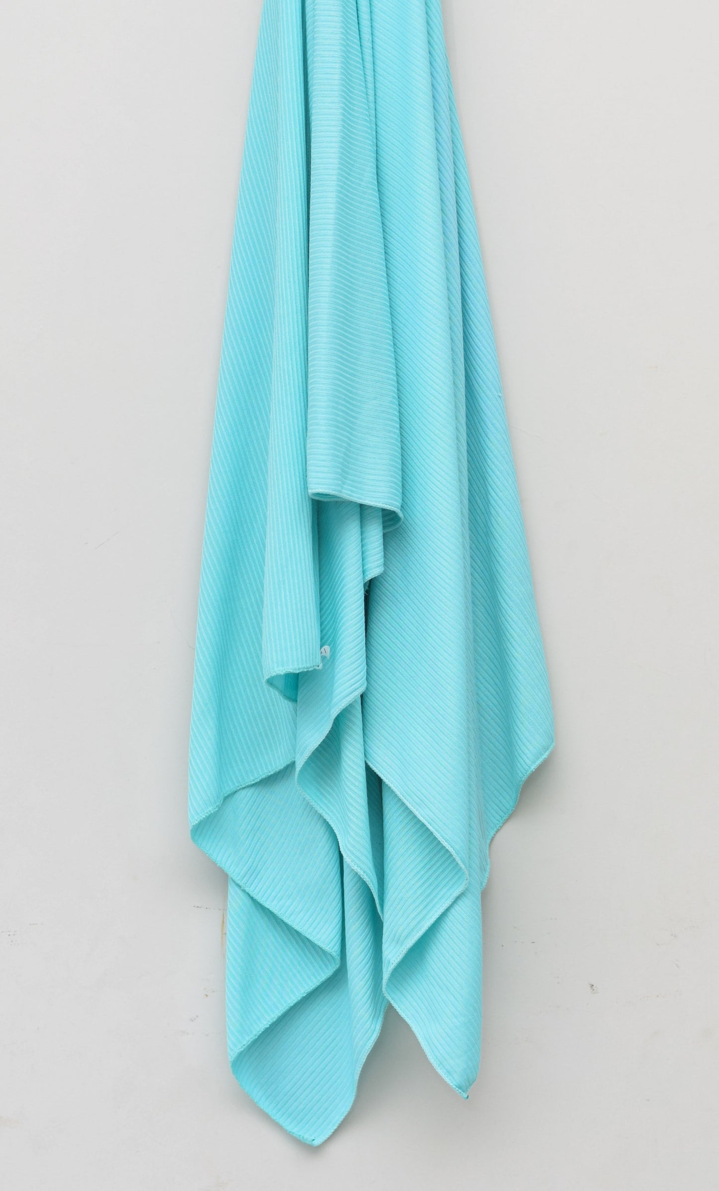 Turquoise - Ribbed Jersey Hijab