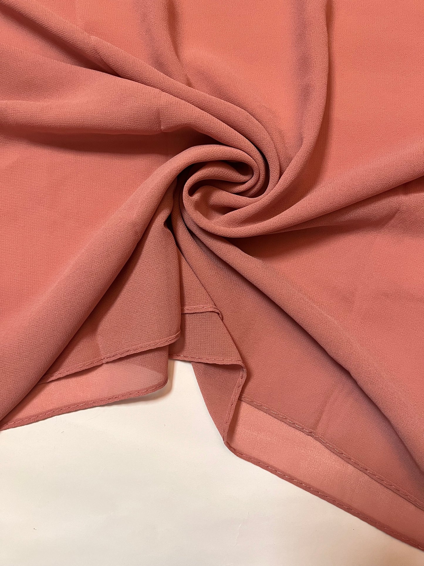 Salmon Pink - Premium Chiffon