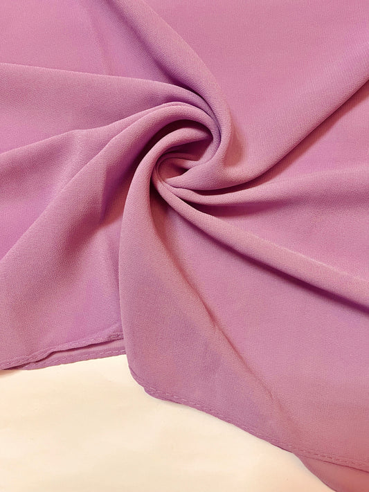 Rose Pink - Premium Chiffon