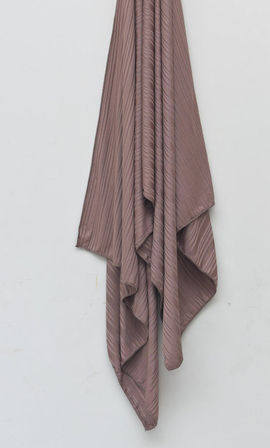 Warm Chocolate - Ribbed Jersey Hijab