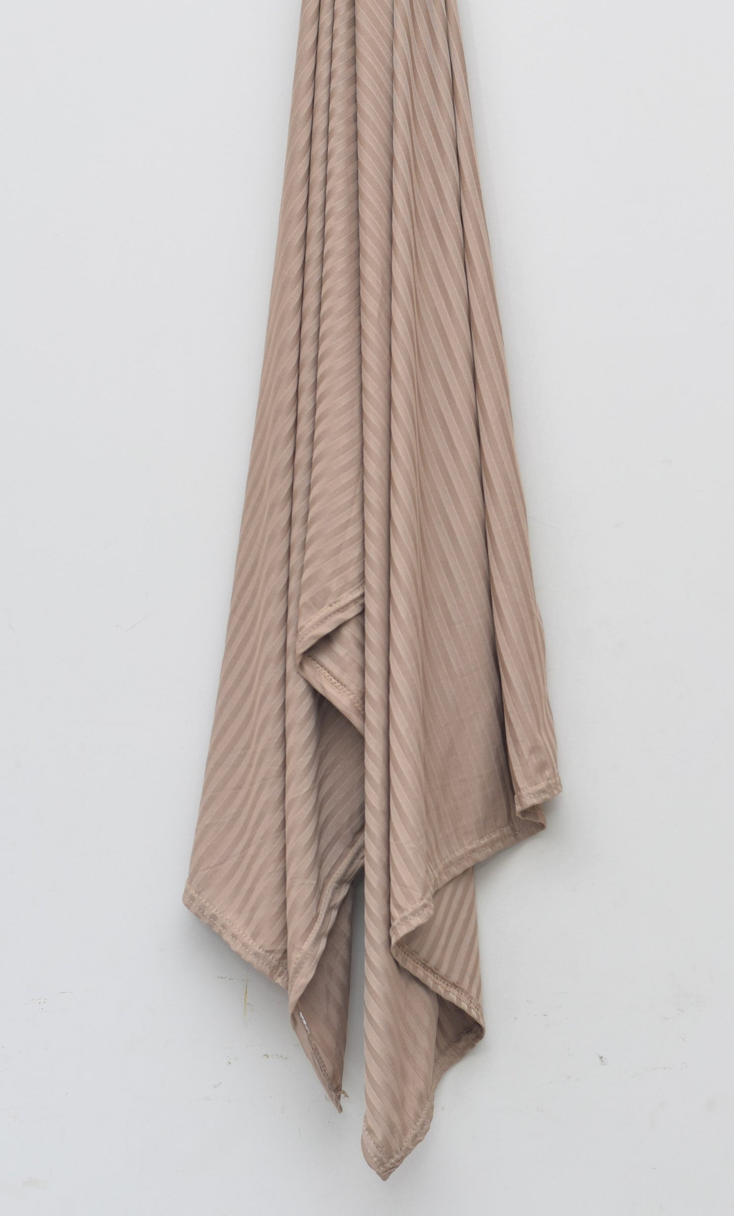 Taupe - Ribbed Jersey Hijab