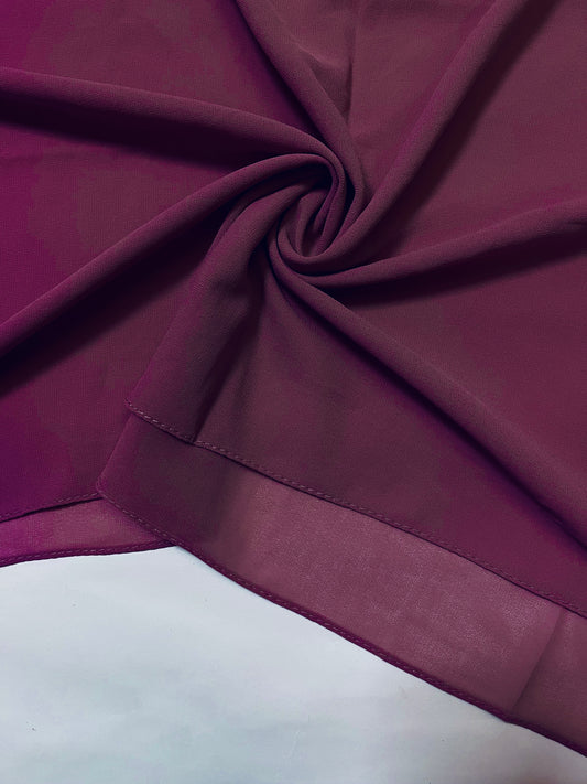 Eggplant - Premium Chiffon Hijab