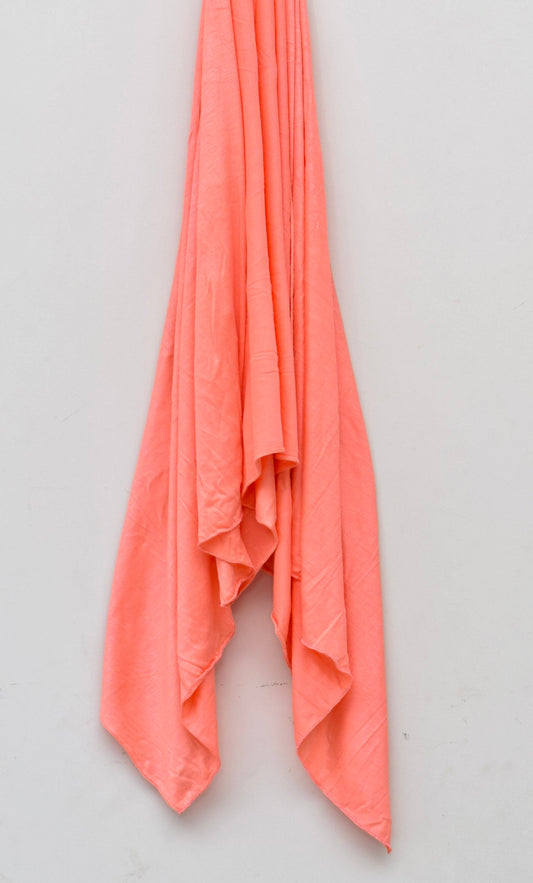 Bright Peach - Premium Jersey Hijab