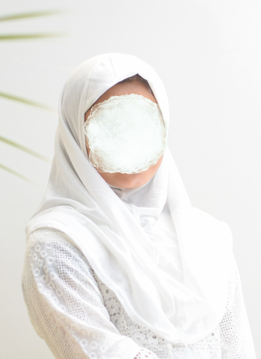 White - Kids Hijab