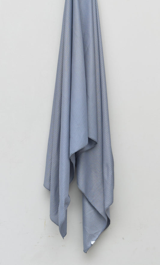 Grey Denim - Ribbed Jersey Hijab