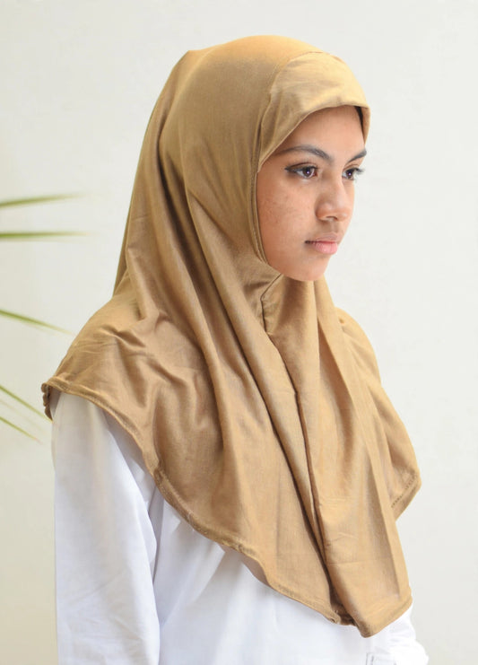 Beige - Early Teen Hijab