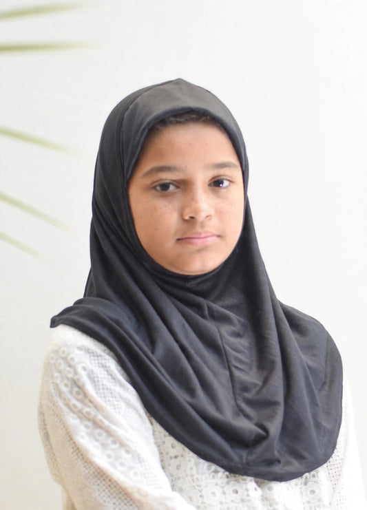 Black - Kids Hijab