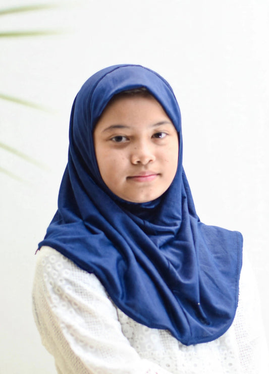 Dark Blue - Kids Hijab