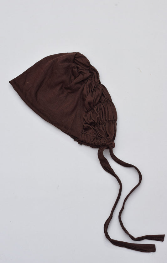 Brown - Tie-Back Underscarf