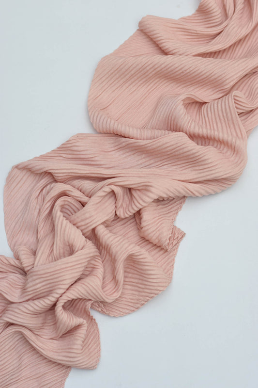 Blush - Pleated Hijab