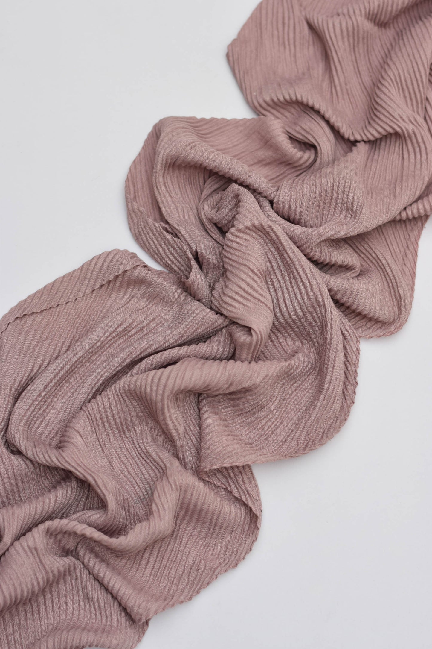 Pale Pink - Pleated Hijab