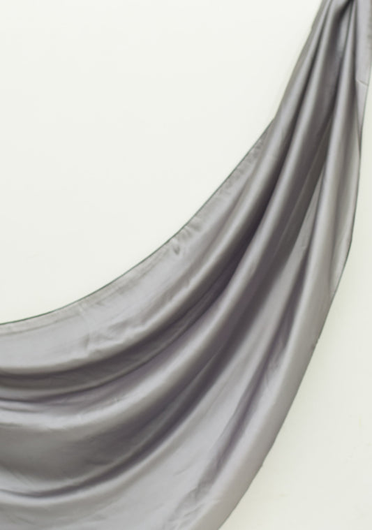 Metallic Grey - Satin Sheen Hijab