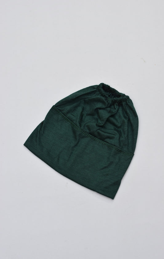 Dark Green - Beanie Hijab Cap