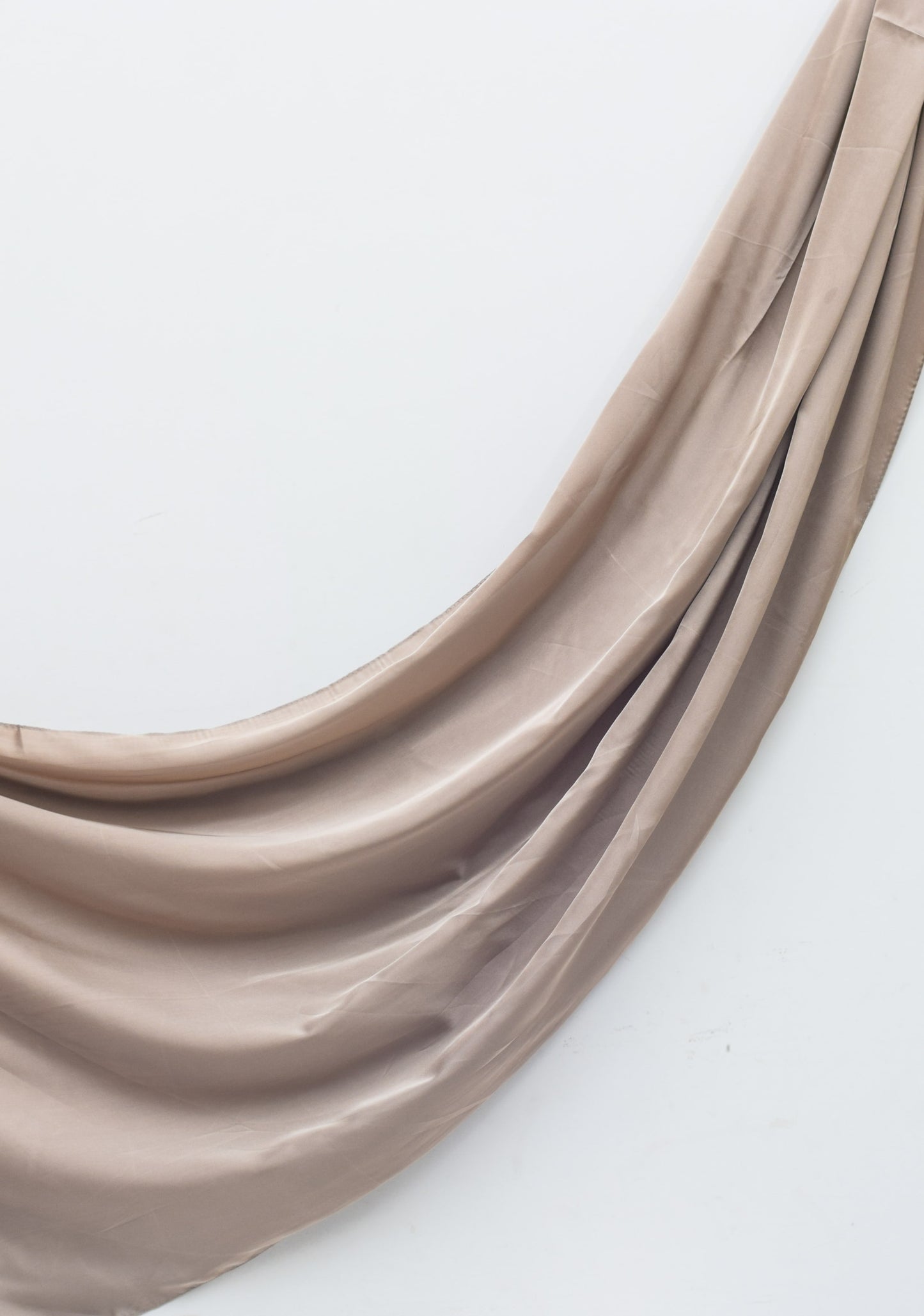 Taupe - Satin Sheen Hijab