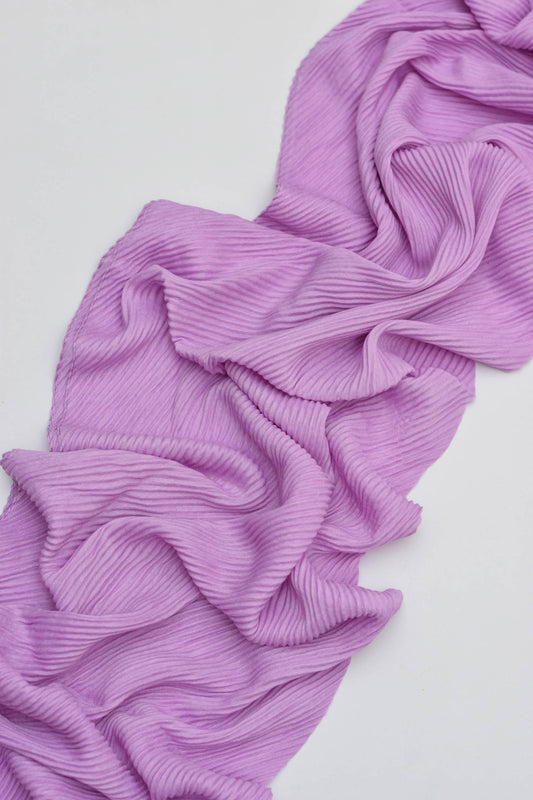 Lilac - Pleated Hijab