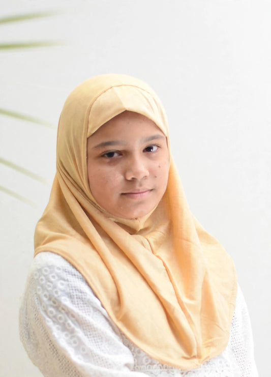 Light Beige - Kids Hijab