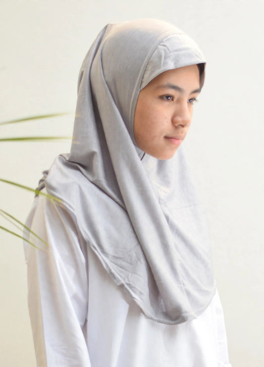 Light Grey - Early Teen Hijab