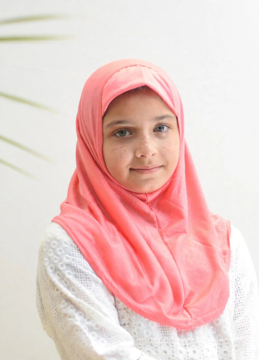 Peach - Kids Hijab