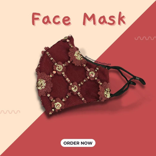 Dahlia Formal Face Mask