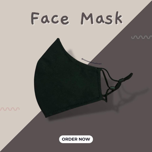 Midnight Cotton Face Mask