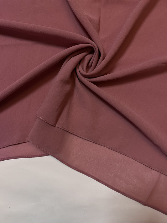 Pale Burgundy - Premium Chiffon Hijab