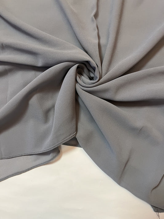 Elephant Grey - Premium Chiffon Hijab