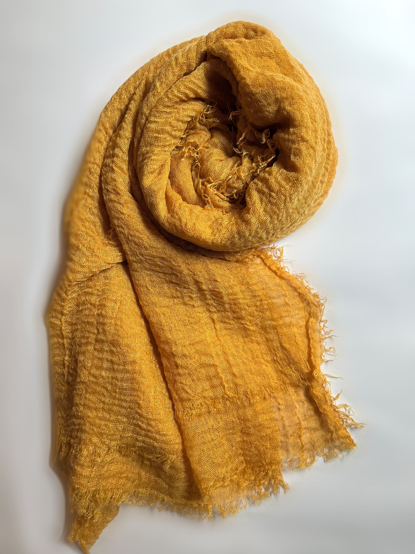 Mustard - Crimple Hijab