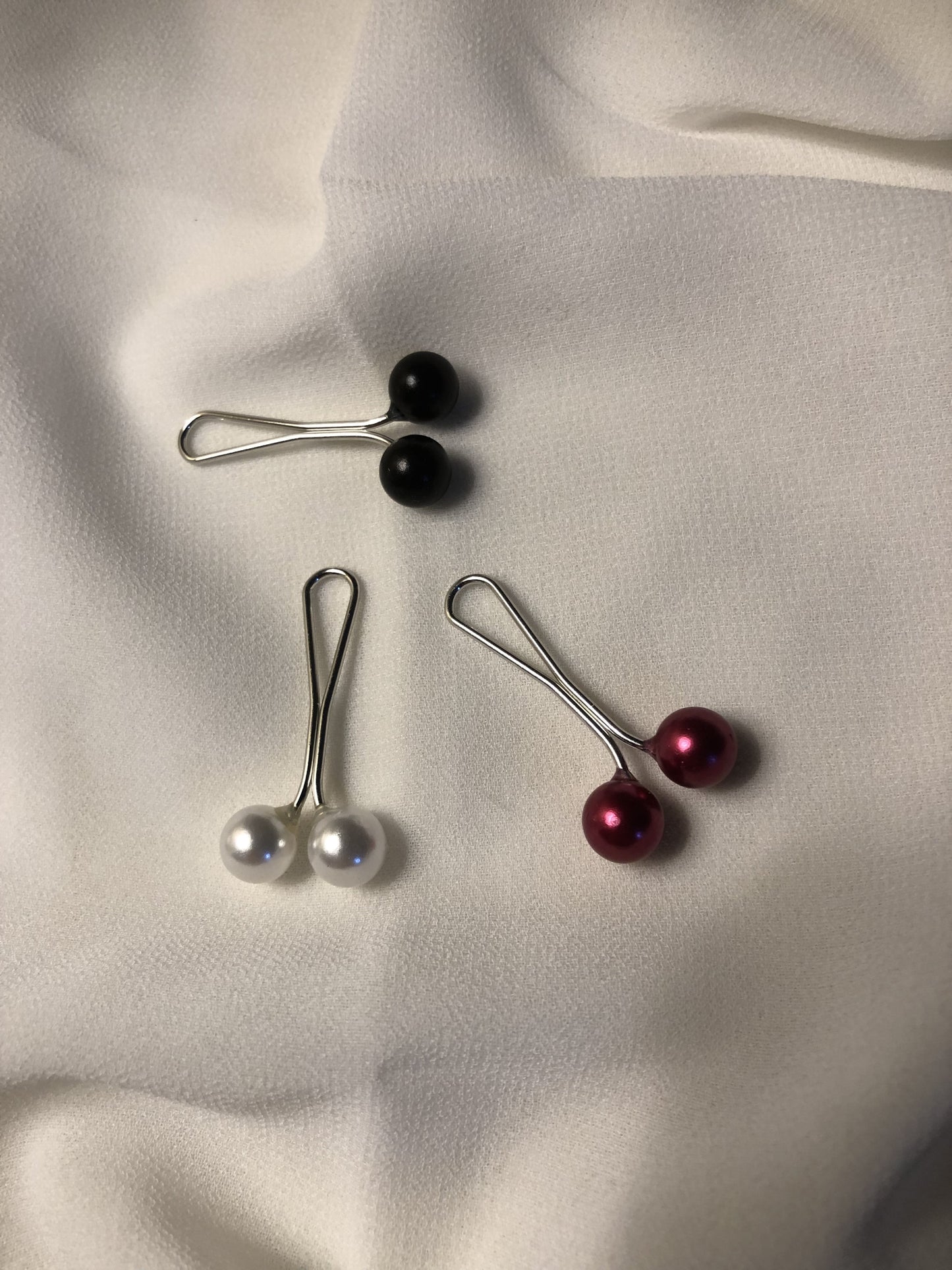 Pearl Clip Pins